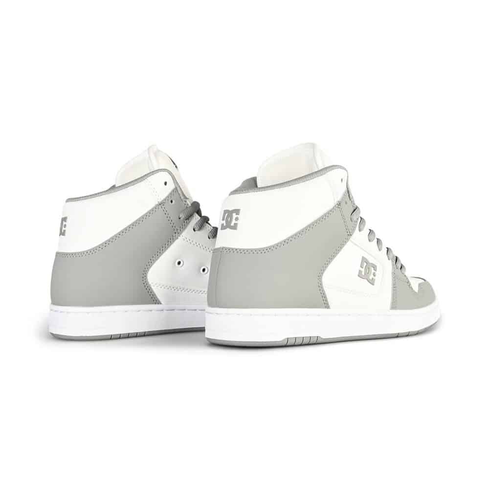 DC Manteca 4 High-Top Skate Shoes - White/Blue Jay