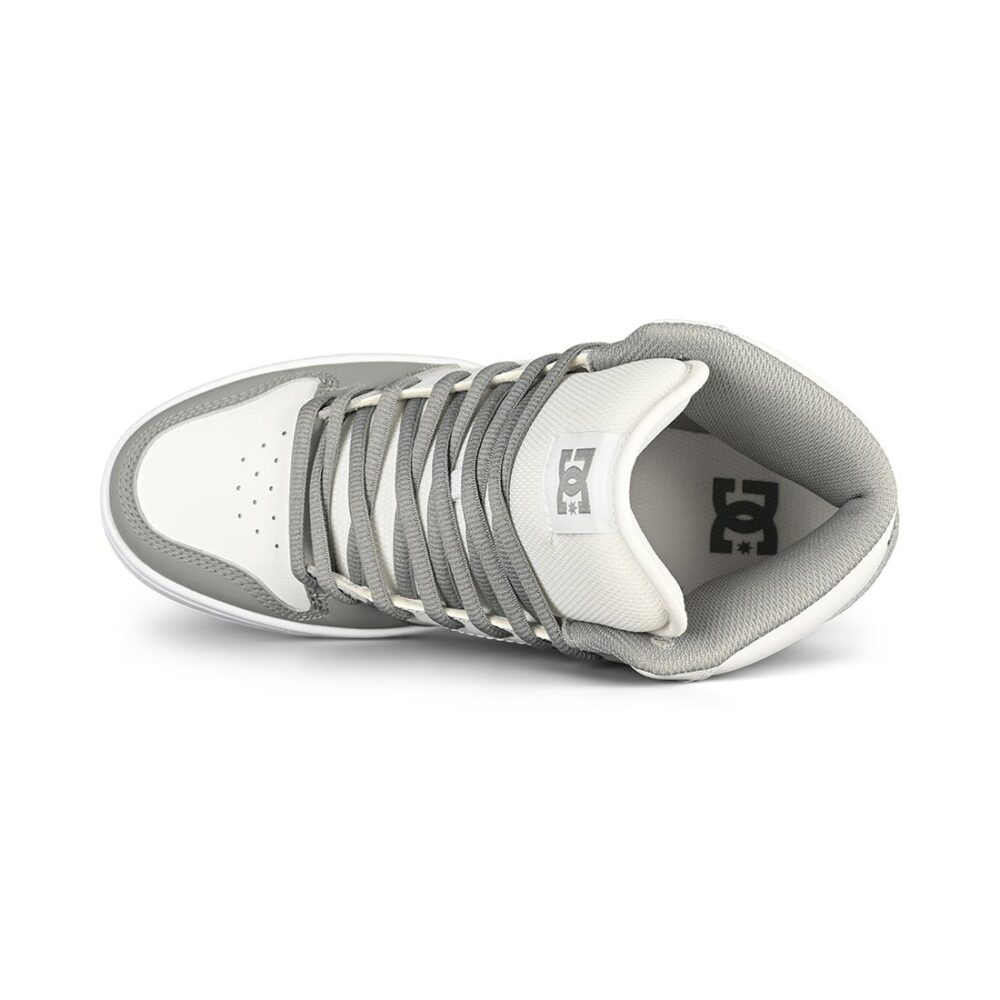 DC Manteca 4 High-Top Skate Shoes - White/Blue Jay