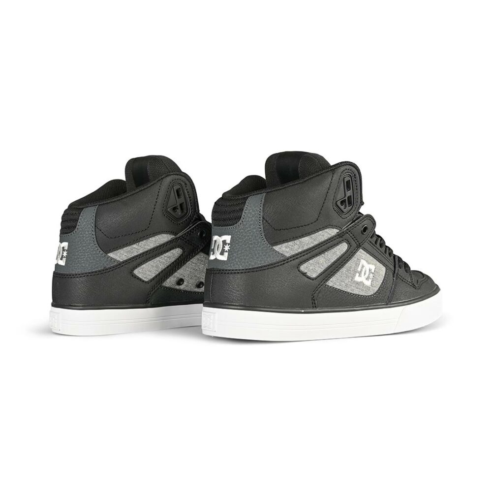 DC Pure High Top WC Shoes - Black/White/Armour