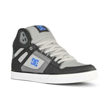 DC Pure High Top WC Skate Shoes - Black/Grey/Blue