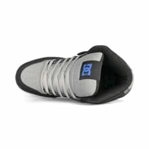 DC Pure High Top WC Skate Shoes - Black/Grey/Blue