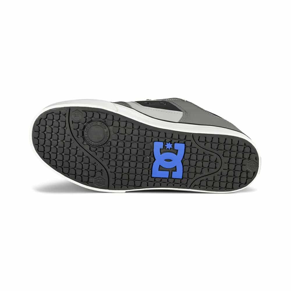 DC Pure Skate Shoes - Black/Grey/Blue