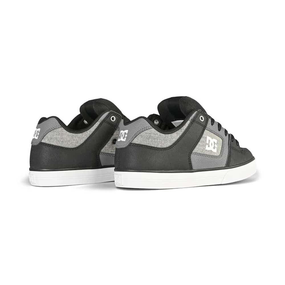 DC Pure Skate Shoes - Black/White/Armour