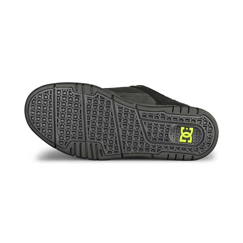 DC Stag Skate Shoes - Black/Lime