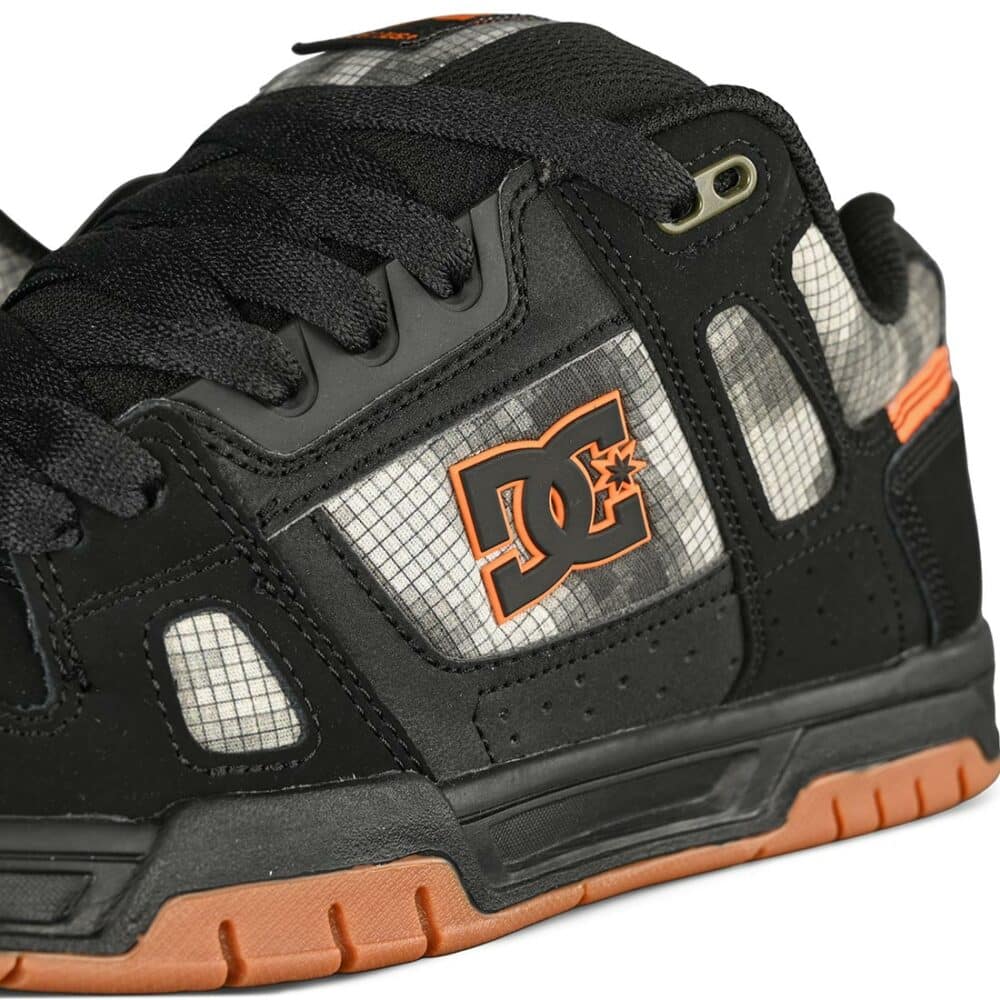 DC Stag Skate Shoes - Black/Orange