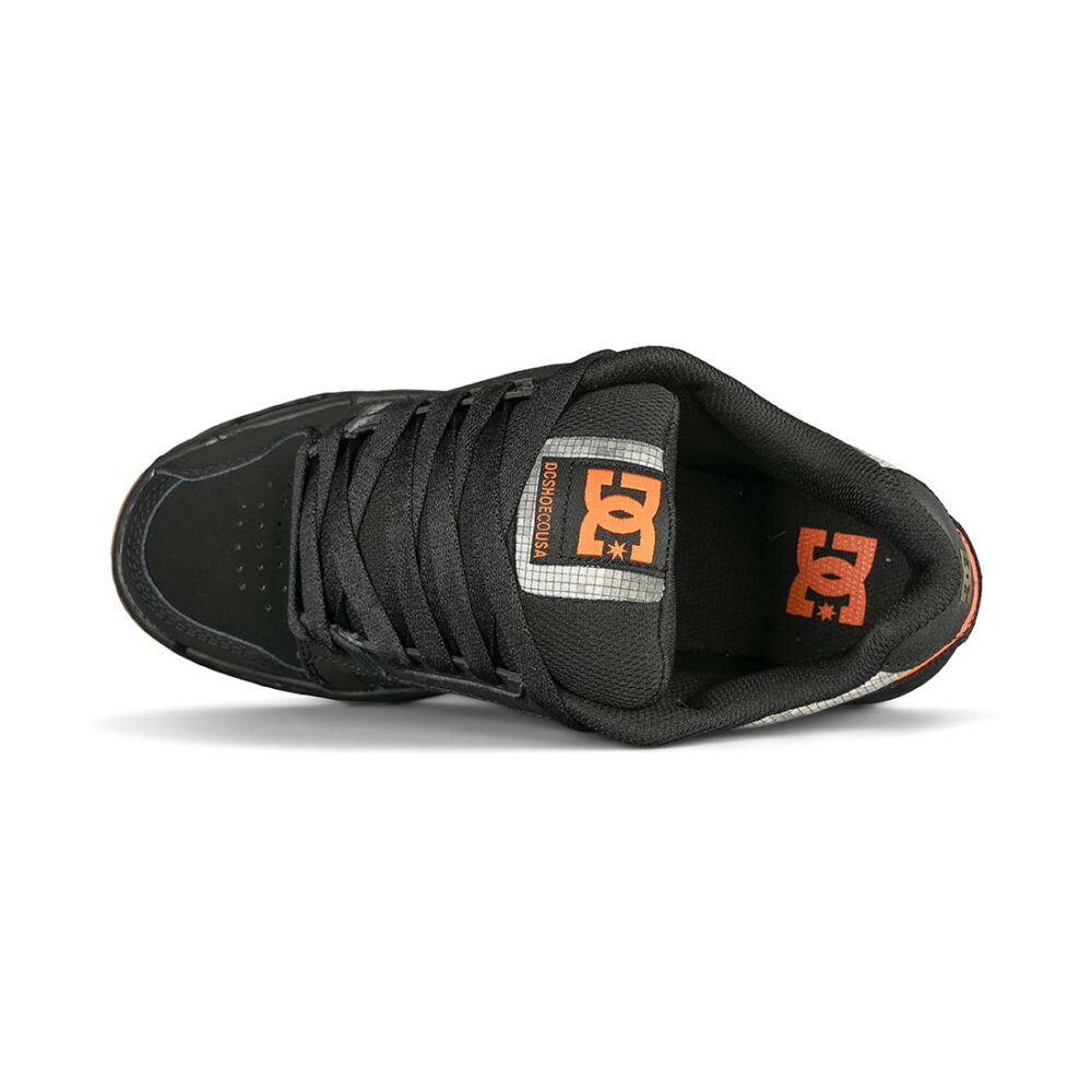 DC Stag Skate Shoes - Black/Orange
