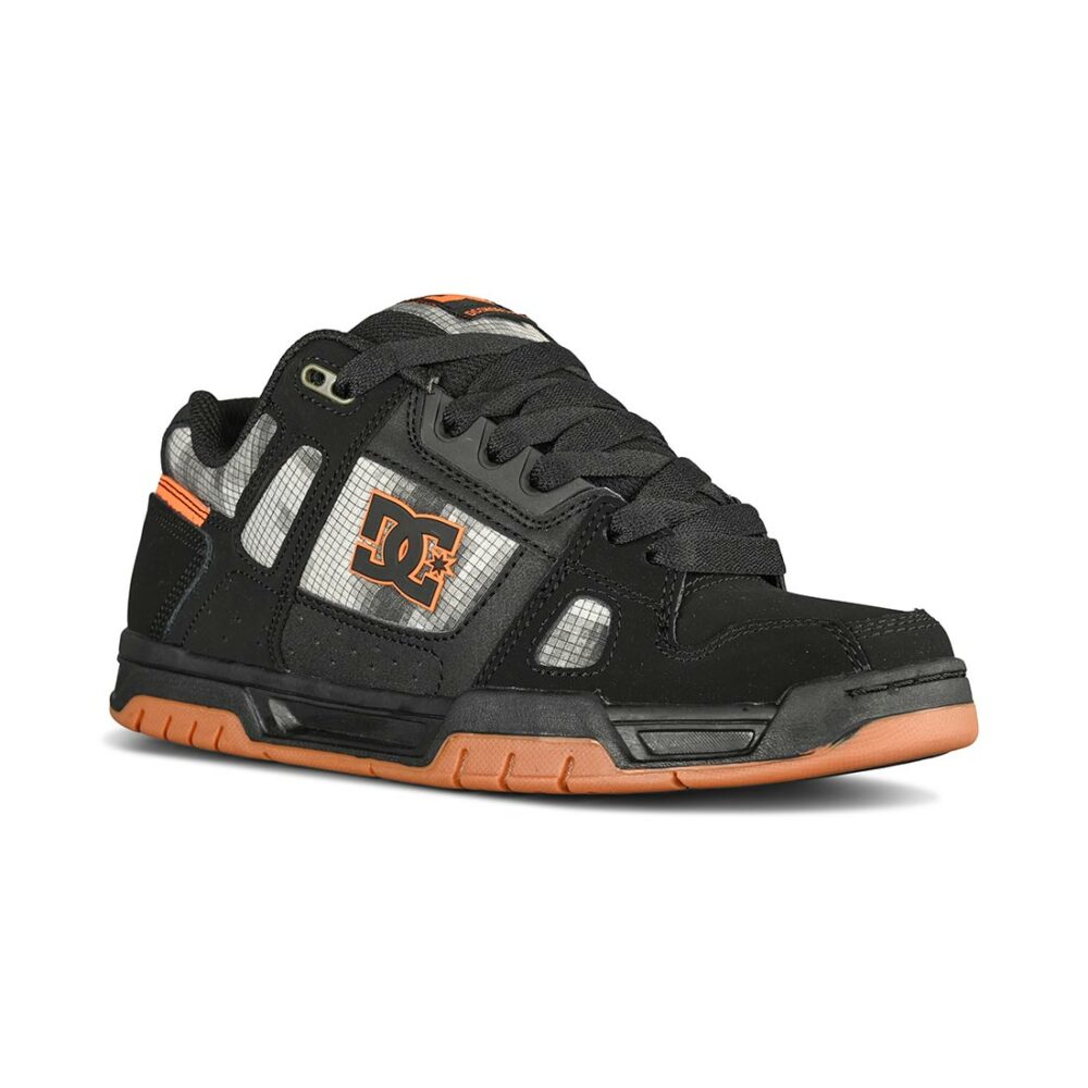 DC Stag Skate Shoes - Black/Orange