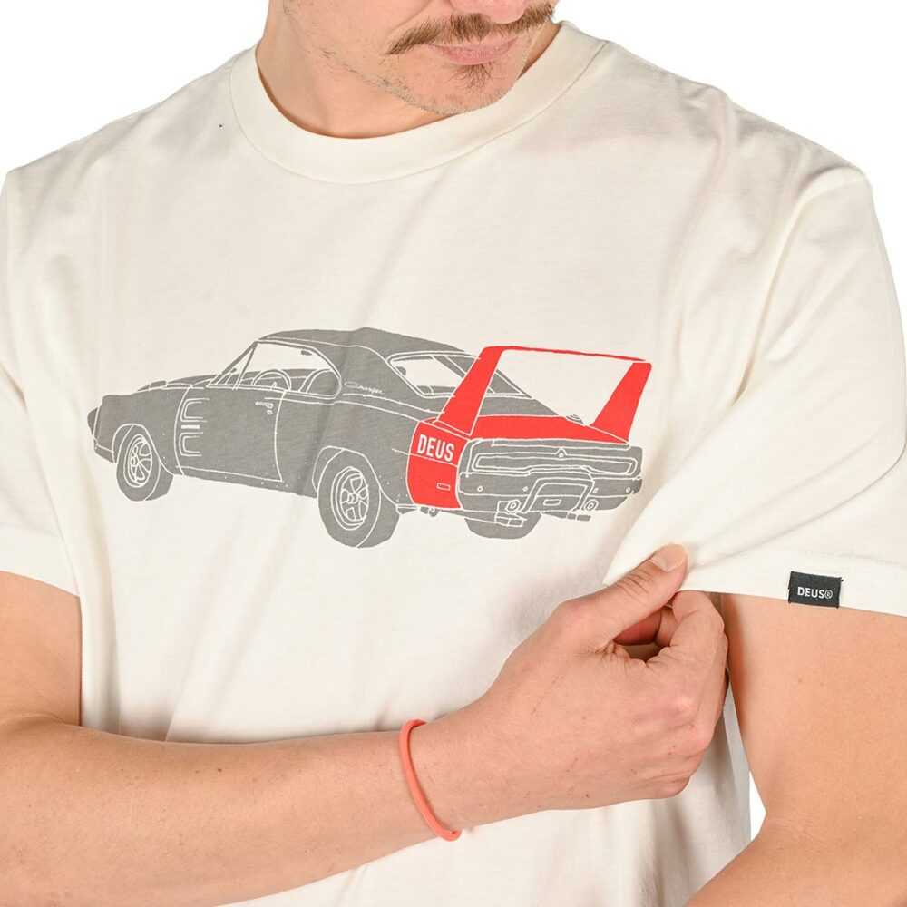 Deus Ex Machina Charger S/S T-Shirt - Vintage White