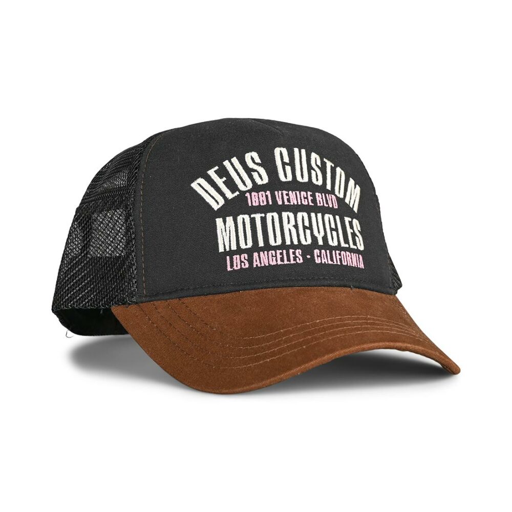 Deus Ex Machina Reggie Trucker Cap - Black