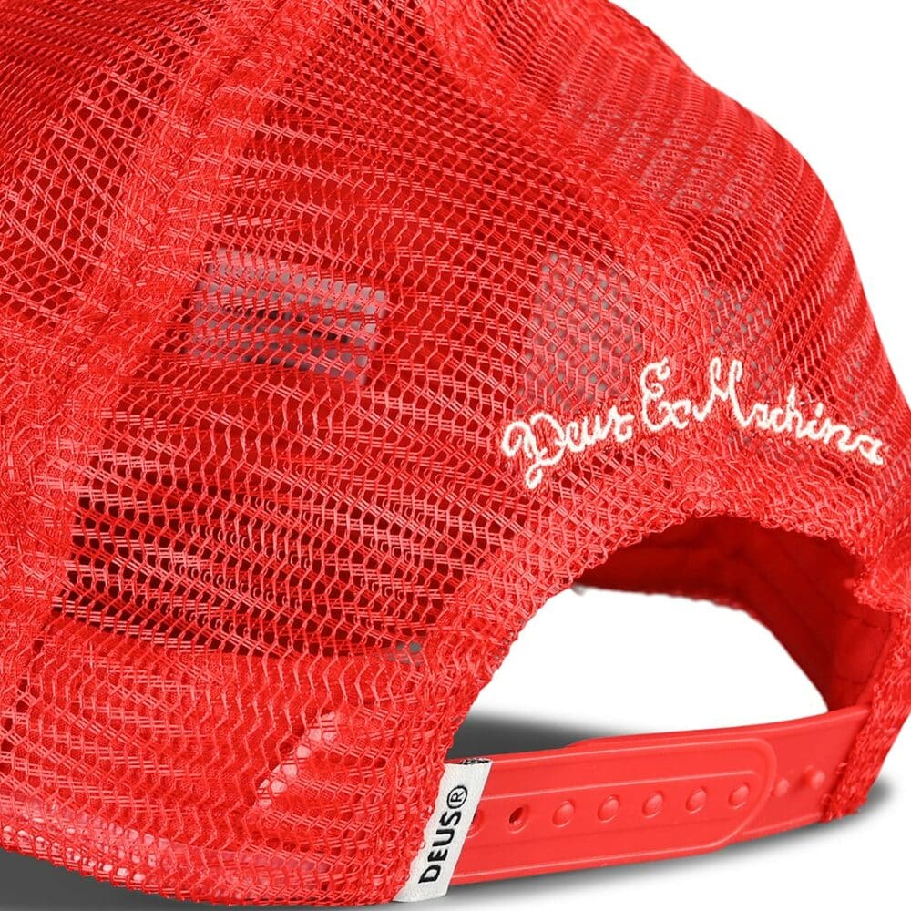 Deus Ex Machina Reggie Trucker Cap - Red