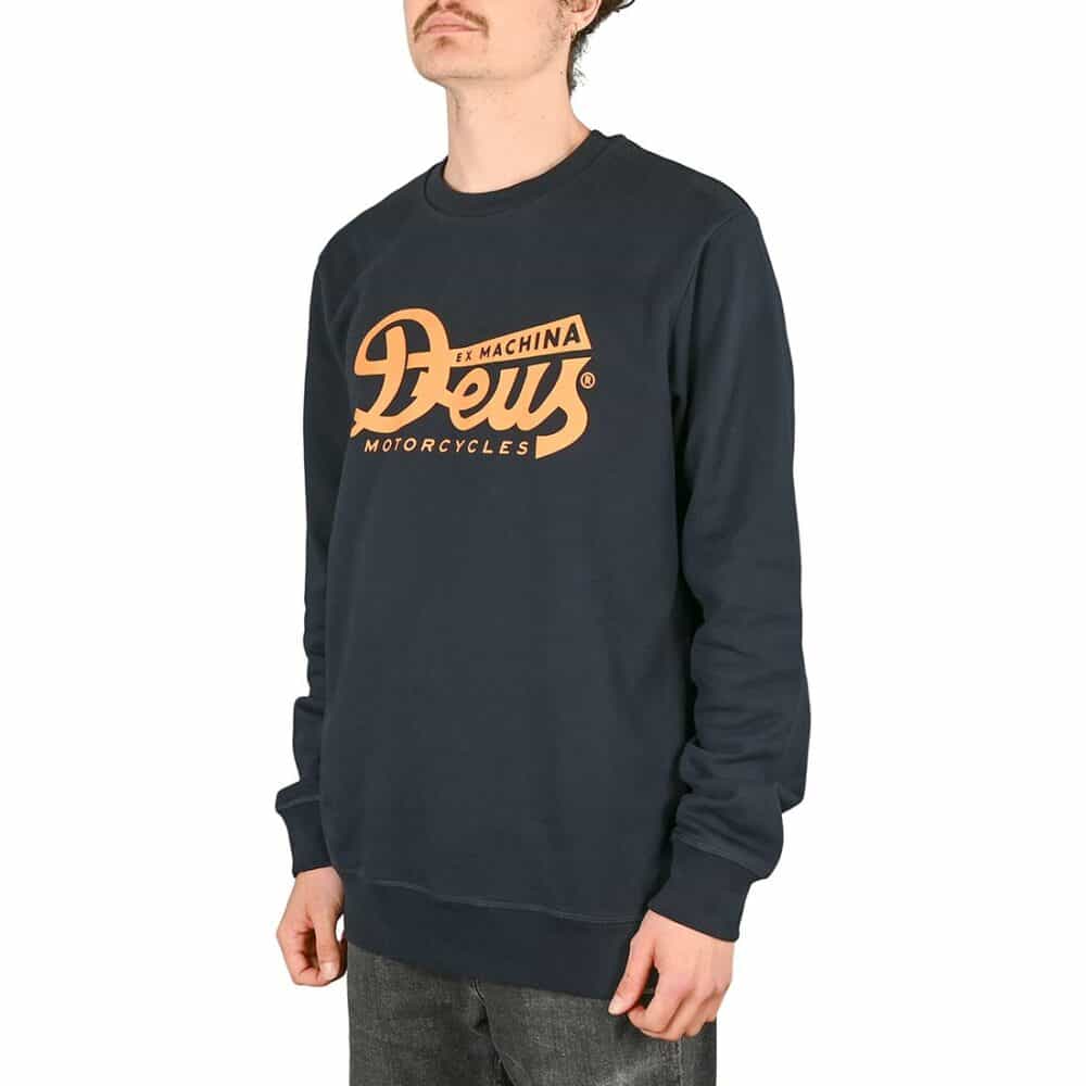 Deus Ex Machina Relief Crew Sweater - Navy