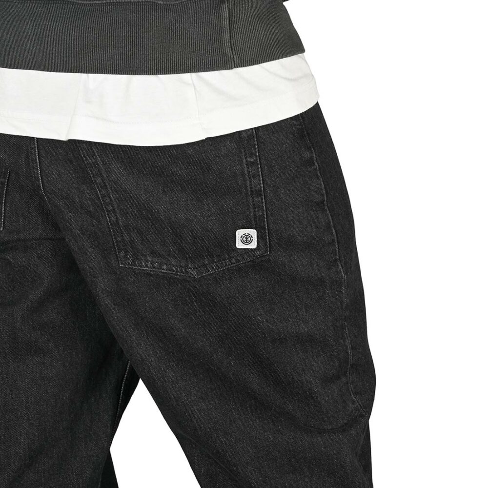 Element Relax Relaxed Fit Jeans - Washed Black