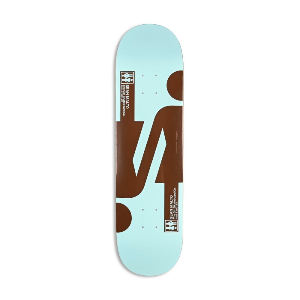 Girl Sean Malto Double OG Skateboard Deck - Blue