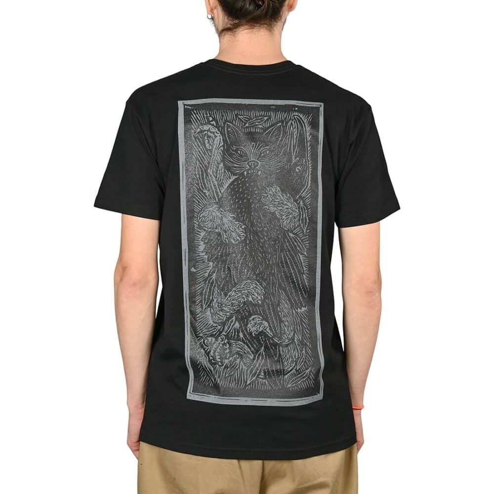 Heathen Crow Killer S/S T-Shirt - Black