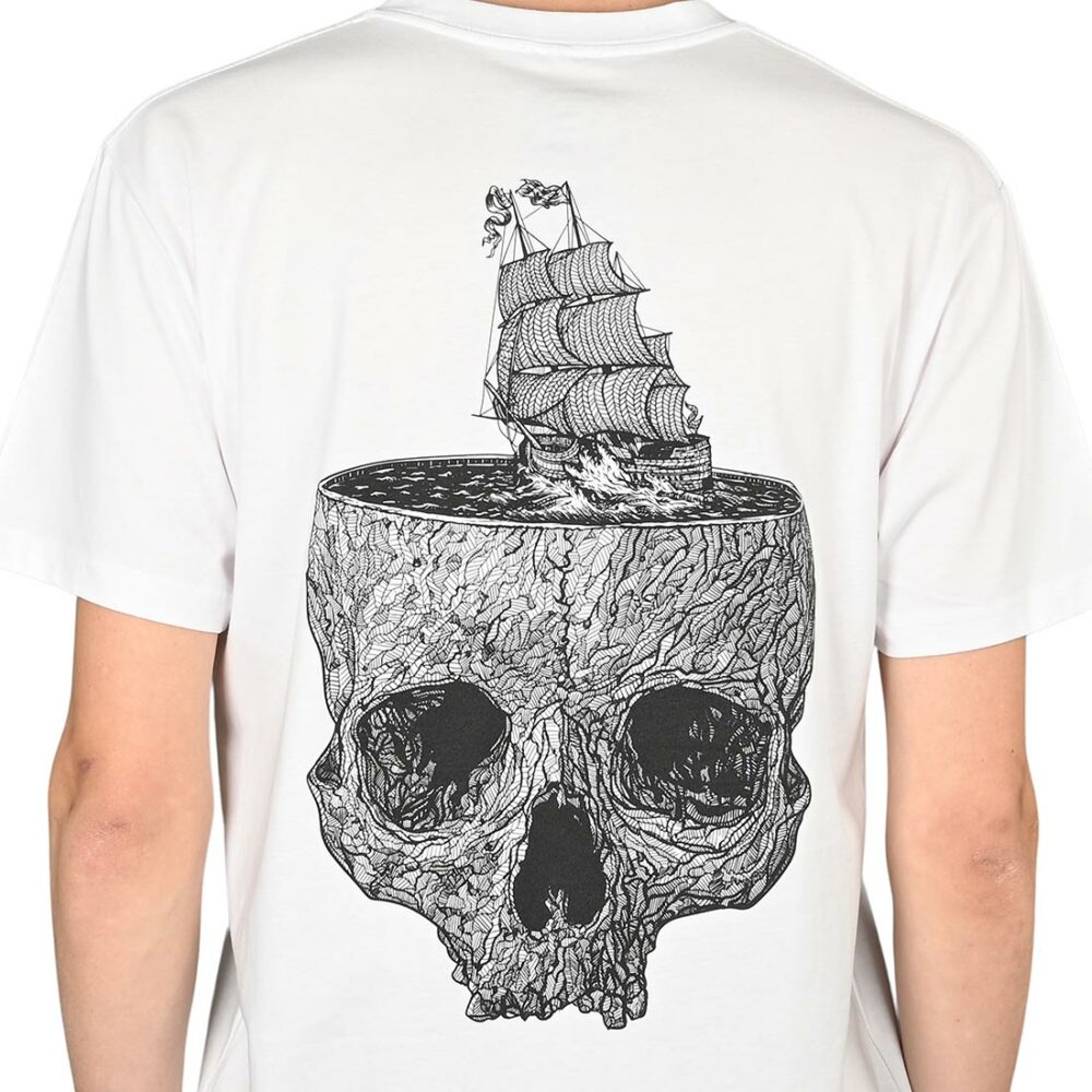 Heathen Stormy Seas S/S T-Shirt - White