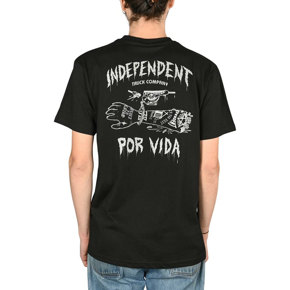 Independent Por Vida S/S T-Shirt - Black