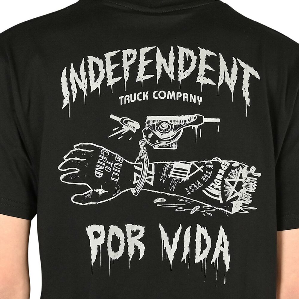 Independent Por Vida S/S T-Shirt - Black