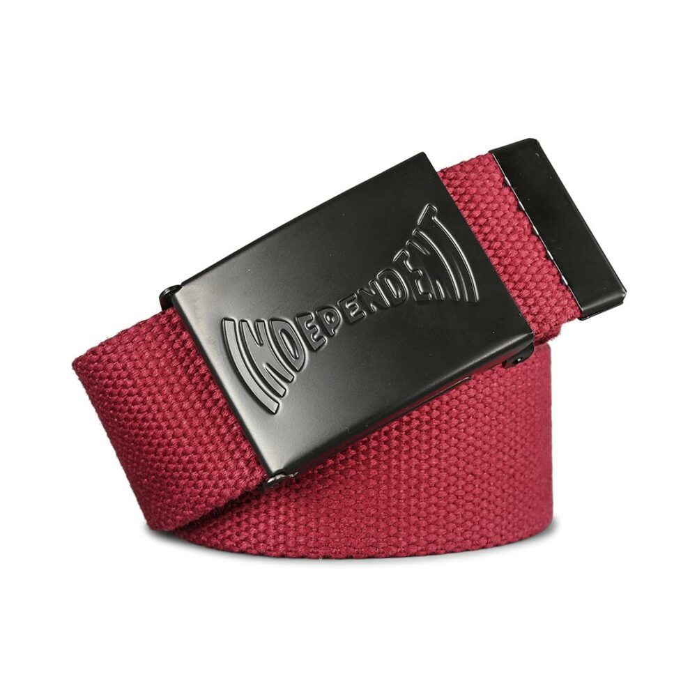 Independent Span Concealed Web Belt - Maroon