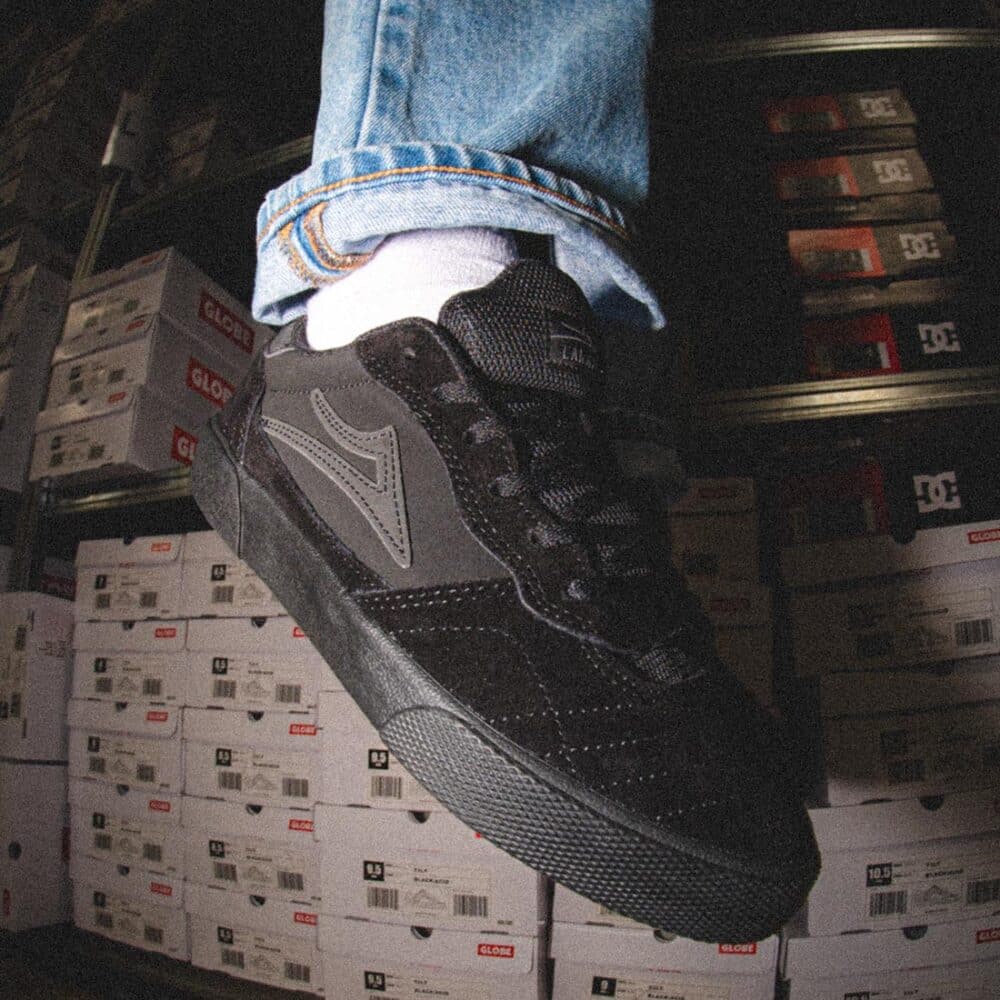 Lakai Cambridge Skate Shoes - Black/Reflective