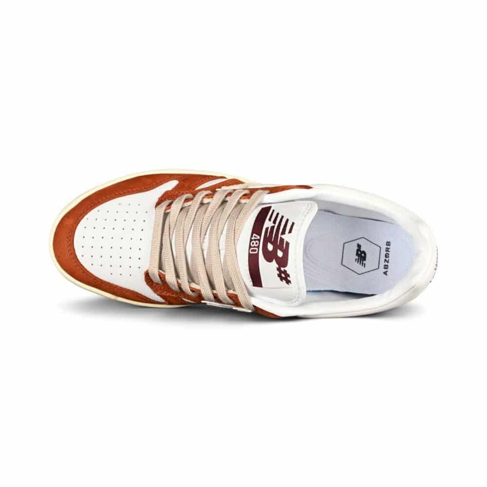 New Balance Numeric 480 Skate Shoes - Rust/White
