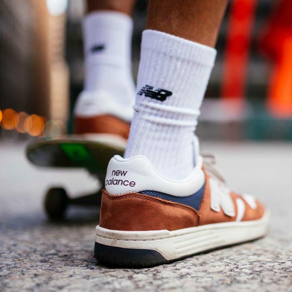 New Balance Numeric 480 Skate Shoes - Rust/White