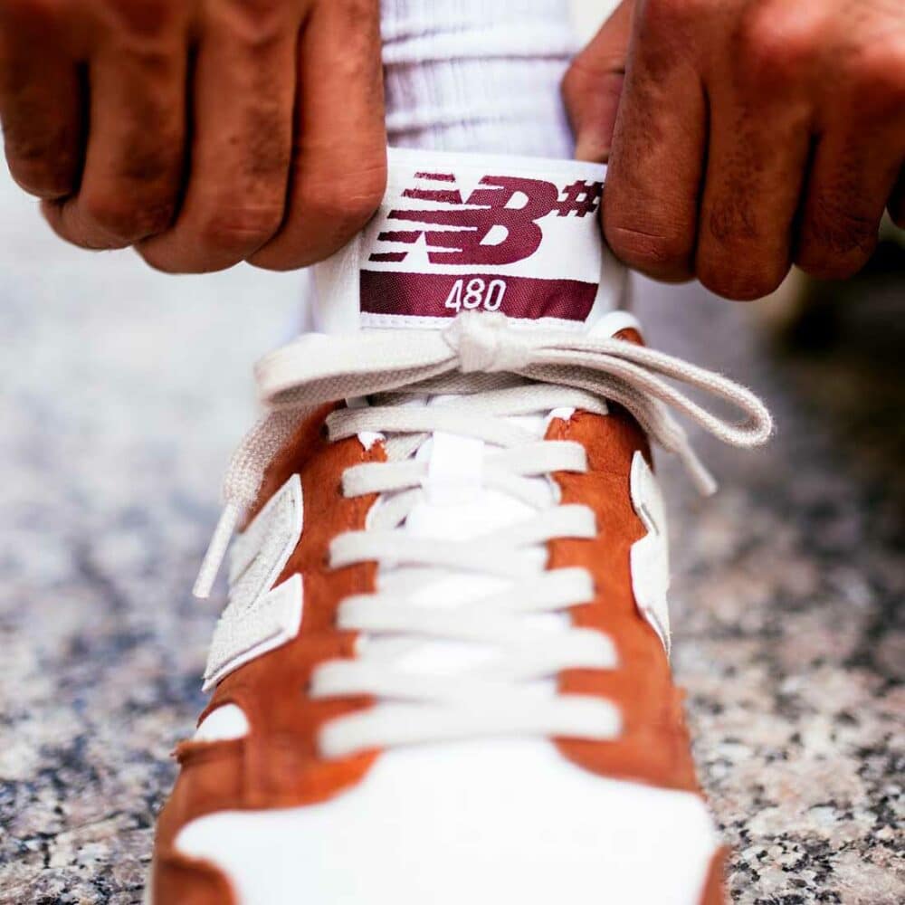 New Balance Numeric 480 Skate Shoes - Rust/White