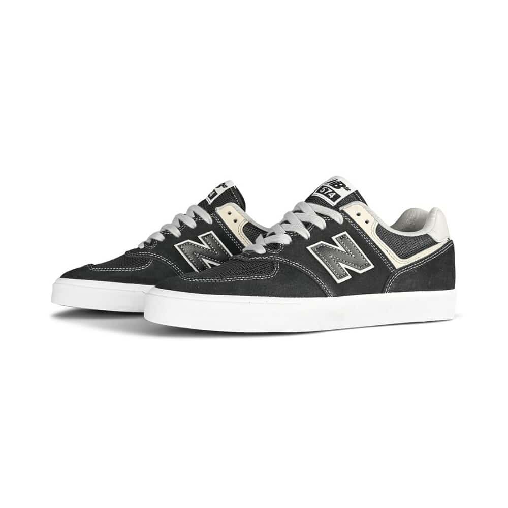 New Balance Numeric 574 Vulc Skate Shoes - Black/Grey