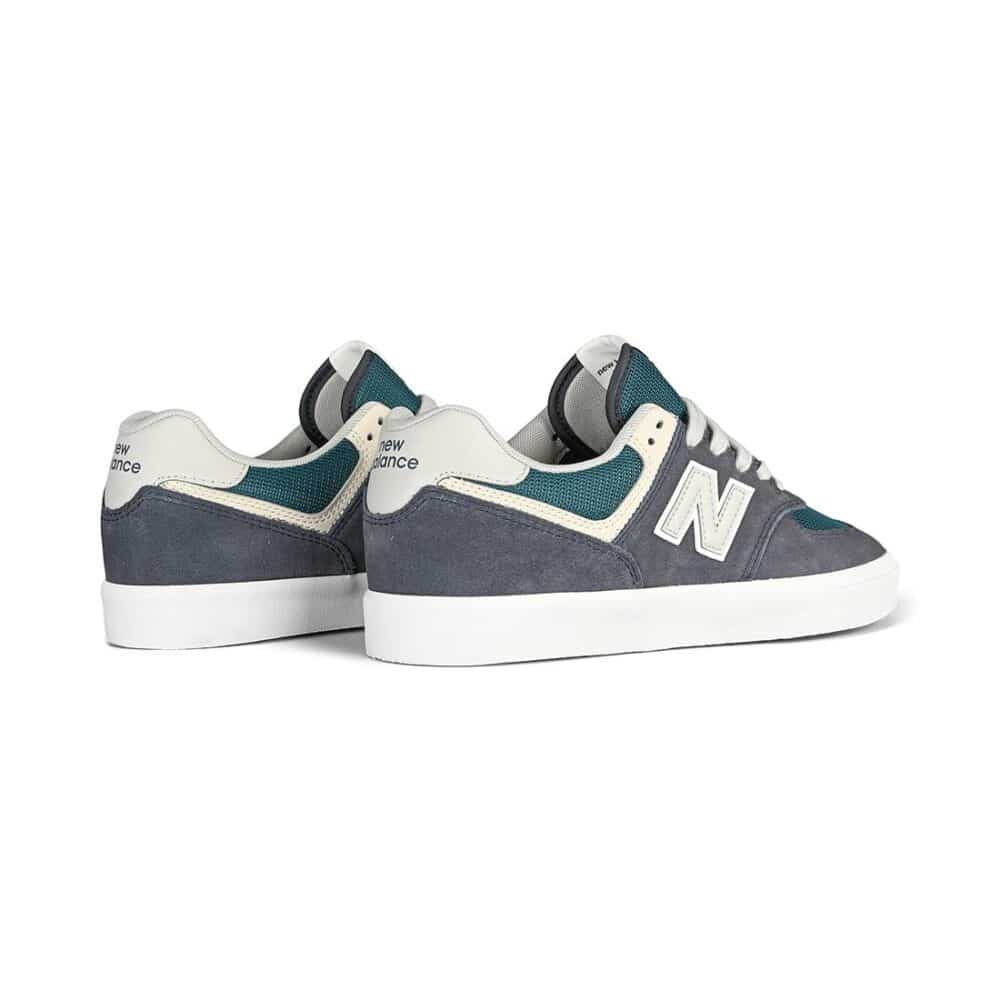 New Balance Numeric 574 Vulc Skate Shoes - Navy/Grey