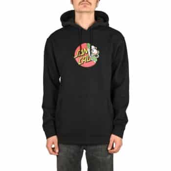 Santa Cruz Beware Dot Pullover Hoodie - Black