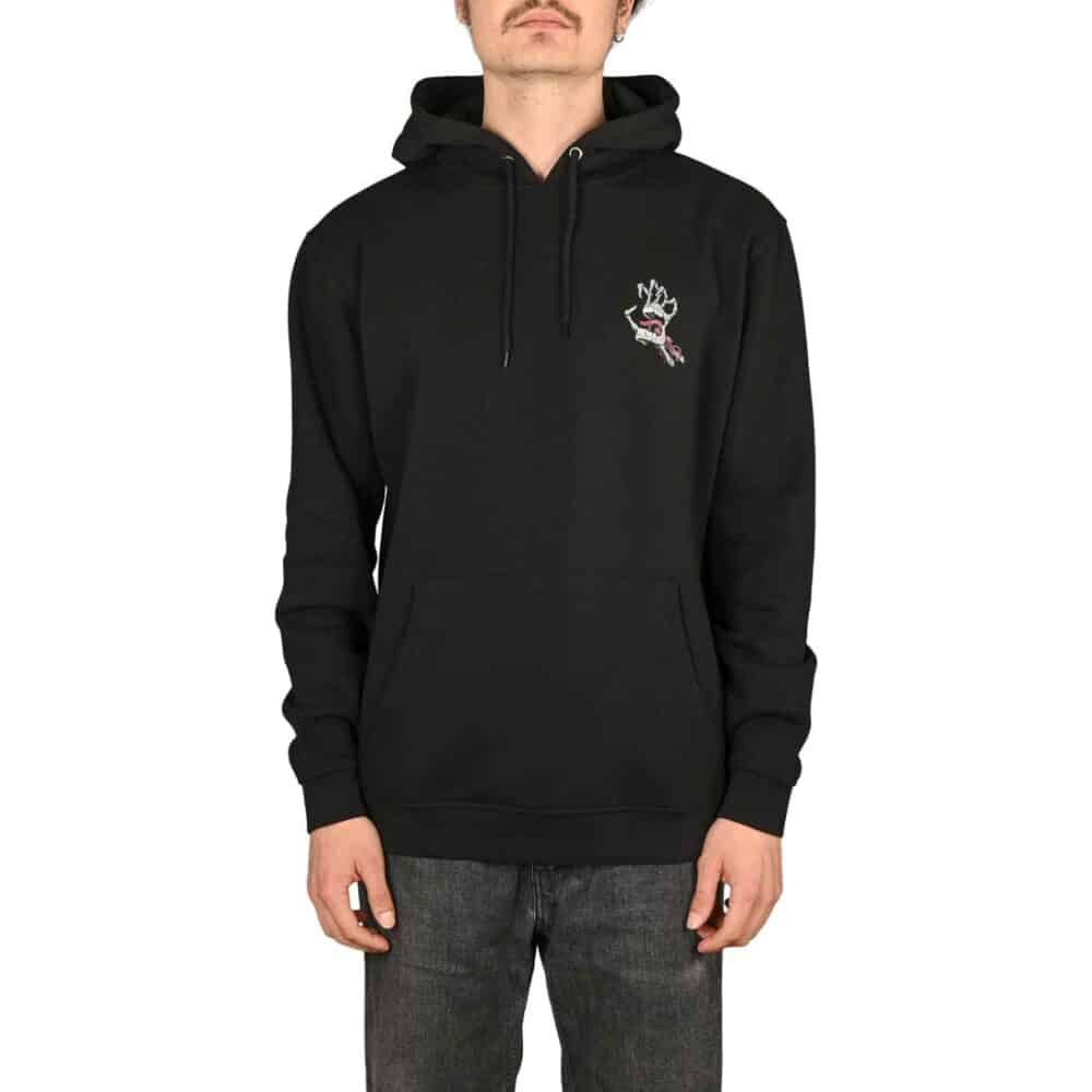 Santa Cruz Bone Hand Cruz Pullover Hoodie - Black
