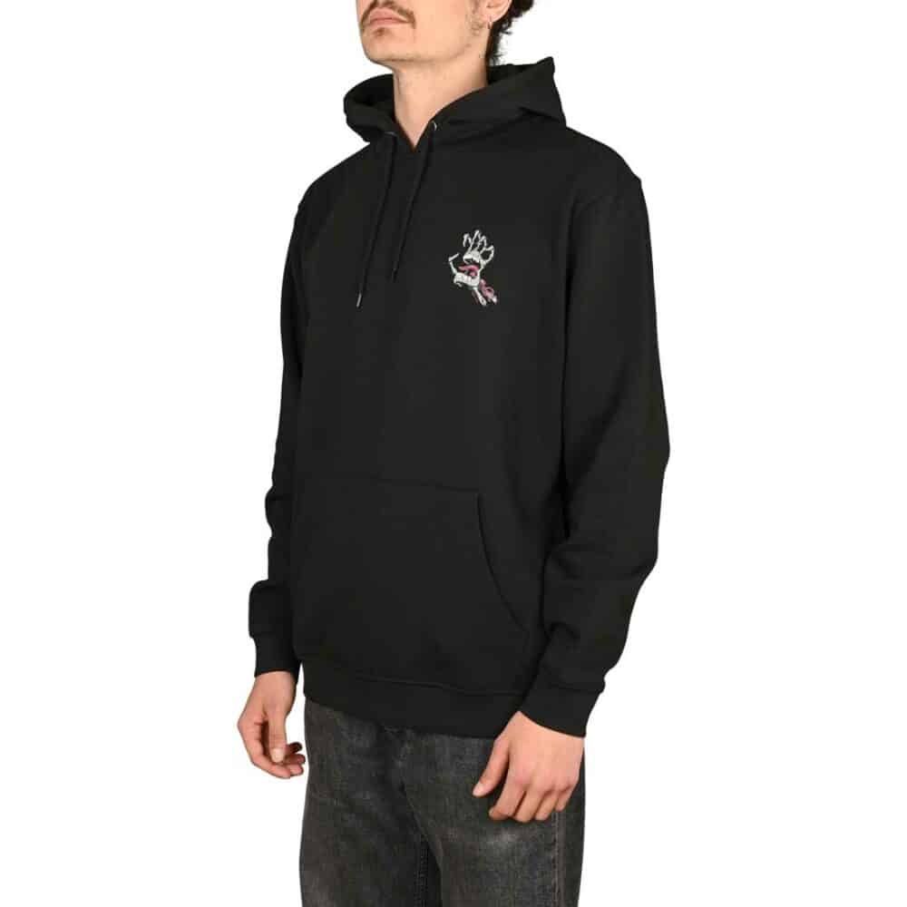Santa Cruz Bone Hand Cruz Pullover Hoodie - Black
