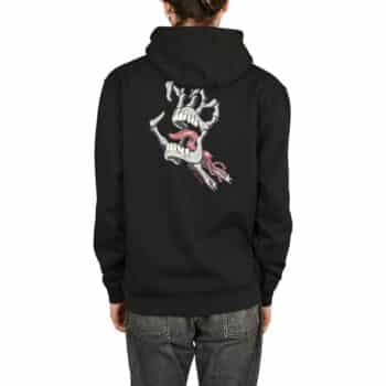 Santa Cruz Bone Hand Cruz Pullover Hoodie - Black