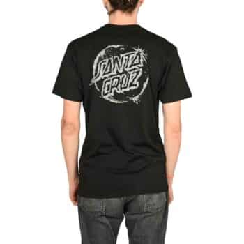 Santa Cruz Erode Dot Mono S/S T-Shirt - Black