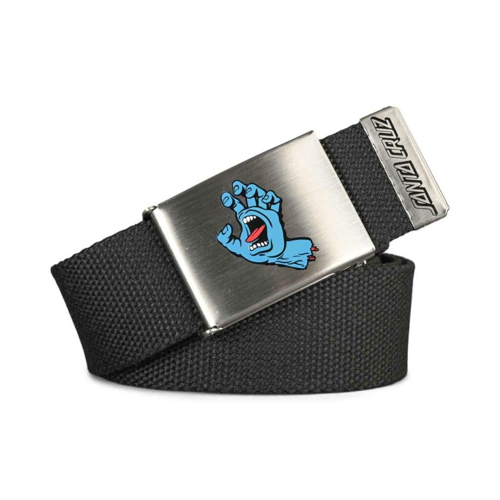 Santa Cruz Screaming Mini Hand Web Belt - Black (Copy)