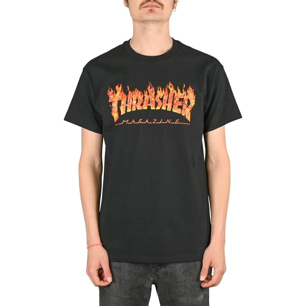 Thrasher Inferno S/S T-Shirt - Black