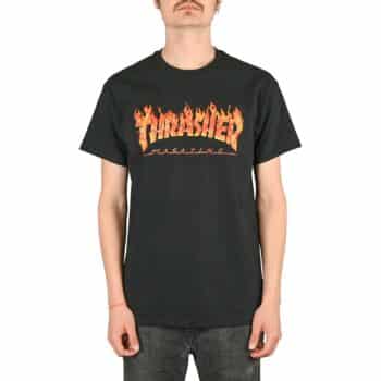 Thrasher Inferno S/S T-Shirt - Black