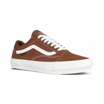 Vans Nick Michel Old Skool Skate Shoes - Brown/White