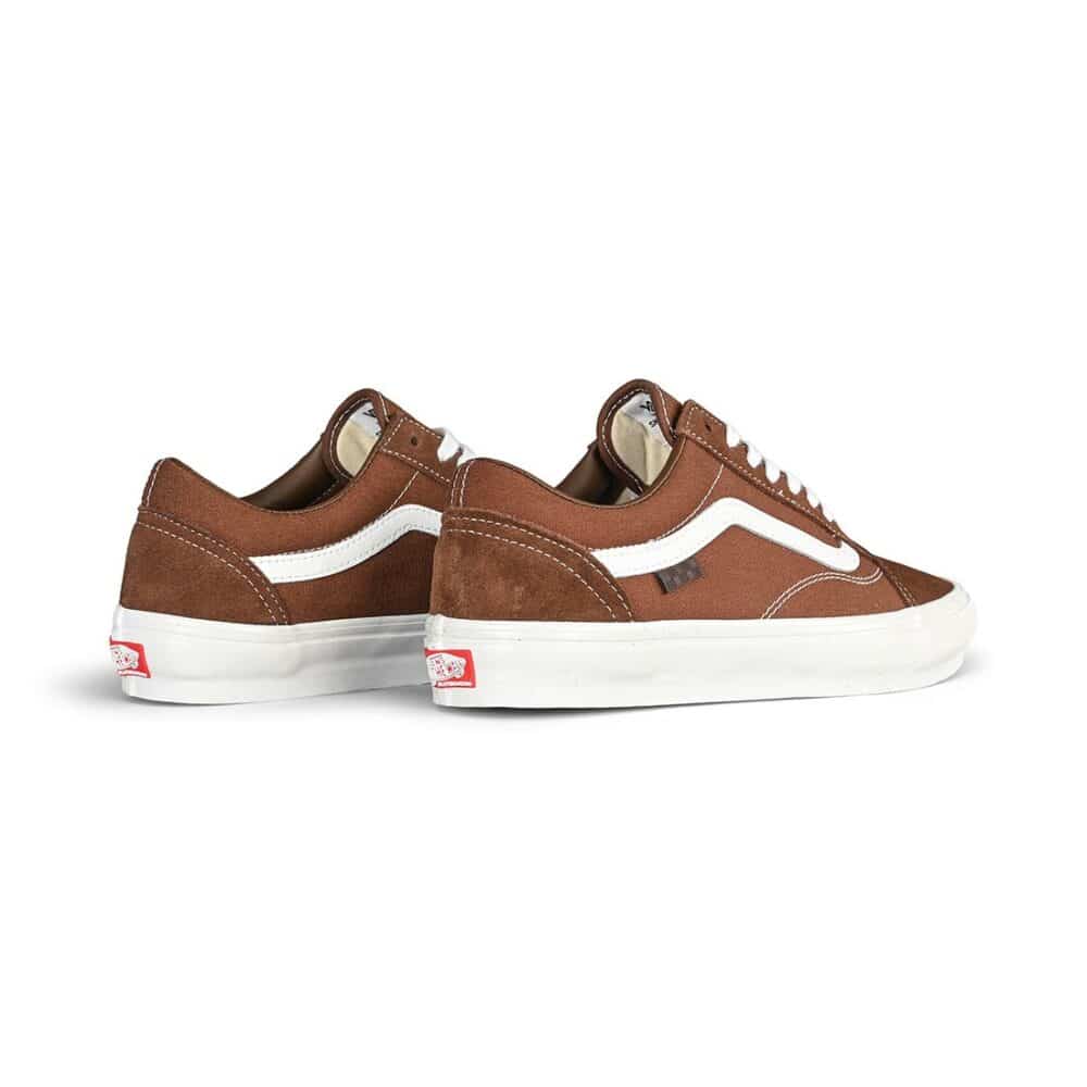 Vans Nick Michel Old Skool Skate Shoes - Brown/White