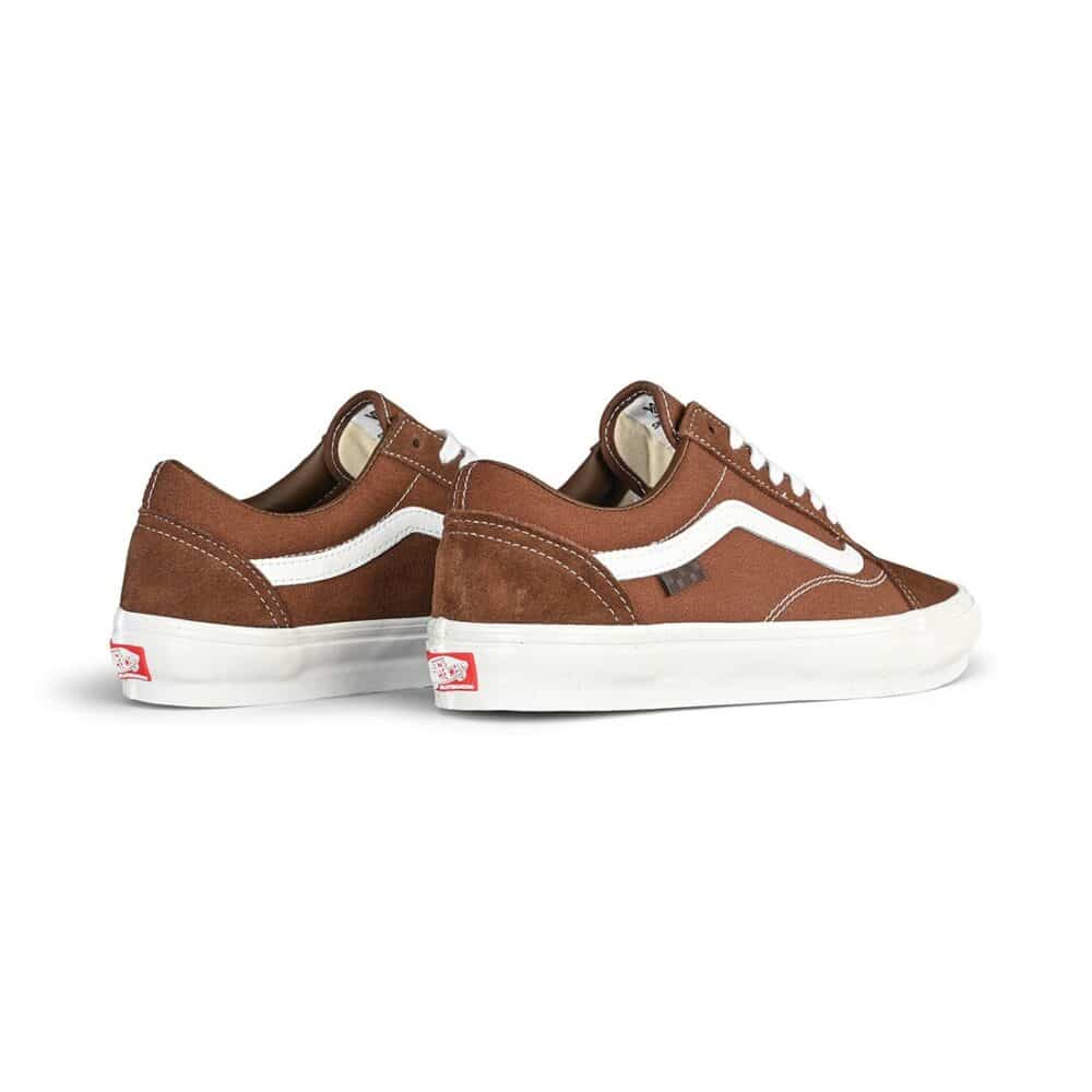 Vans Nick Michael Old Skool Skate Shoes - Brown/White