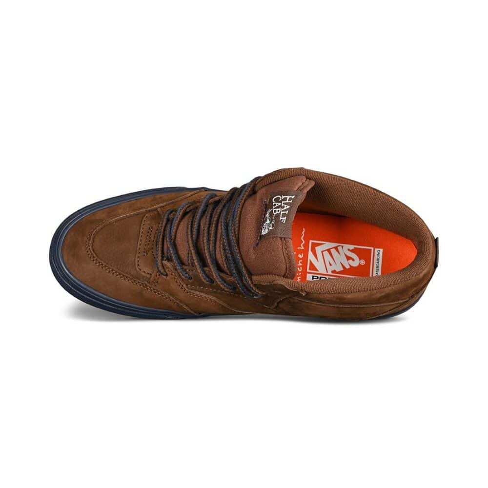 Vans Nick Michel Half Cab Skate Shoes - Brown/Navy