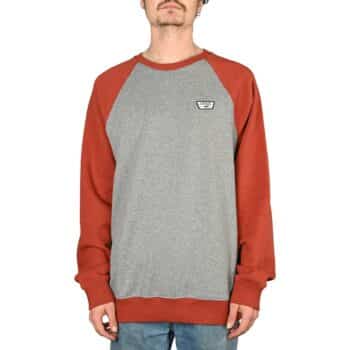 Vans Rutland III Pullover Crew Sweater - Burnt Henna/Cement