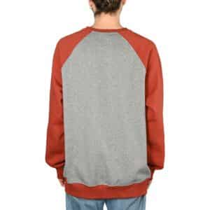 Vans Rutland III Pullover Crew Sweater Burnt Henna Cement