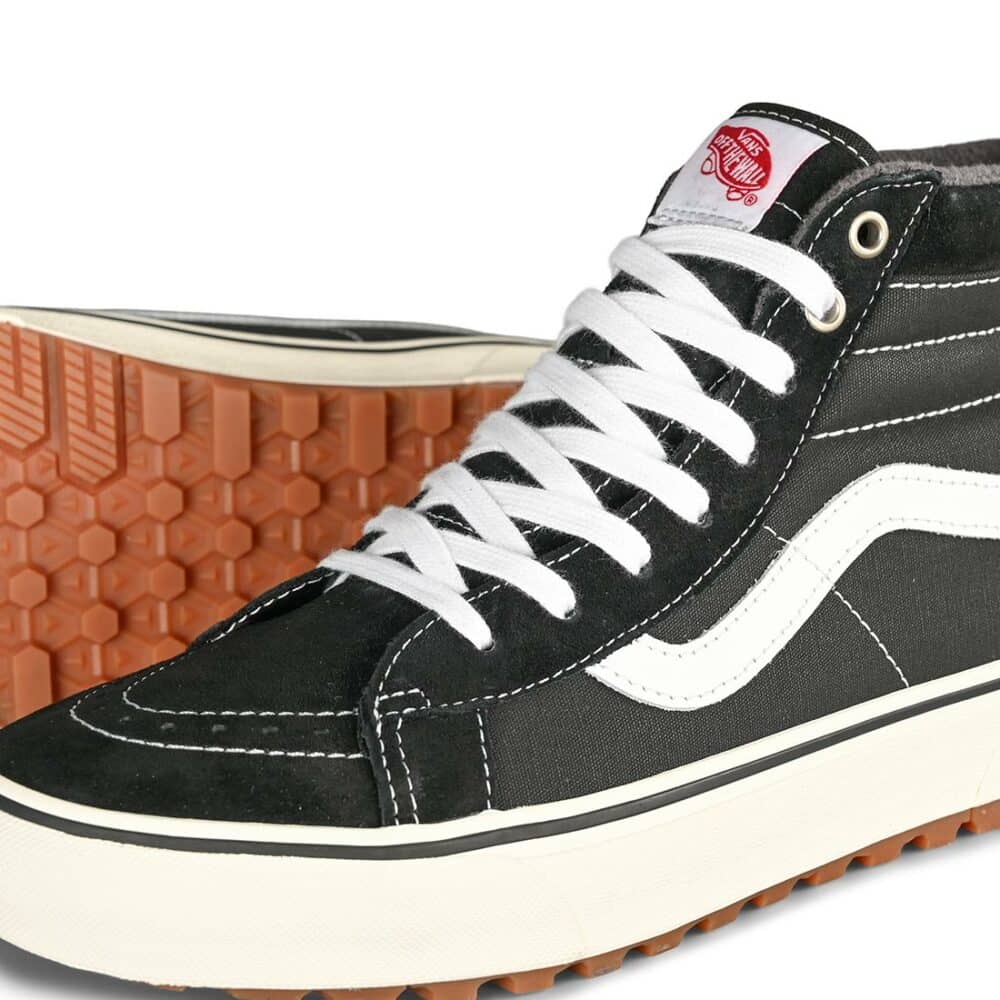 Vans Sk8-Hi MTE-1 Winterised Skate Shoes - Black/True White