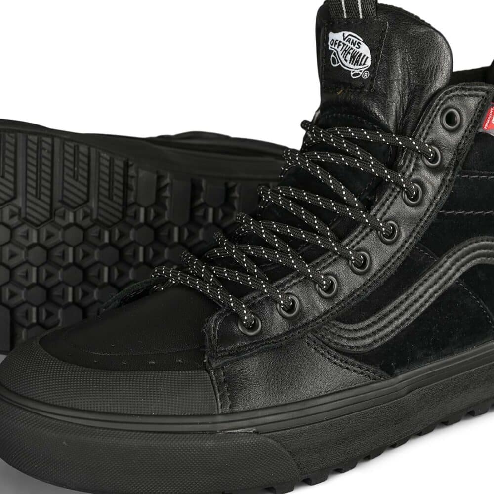 Vans Sk8-Hi MTE-2 Winterised Skate Shoes - Black/Black