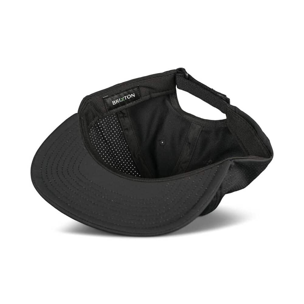Brixton Beta Square X MP Strapback Hat - Black