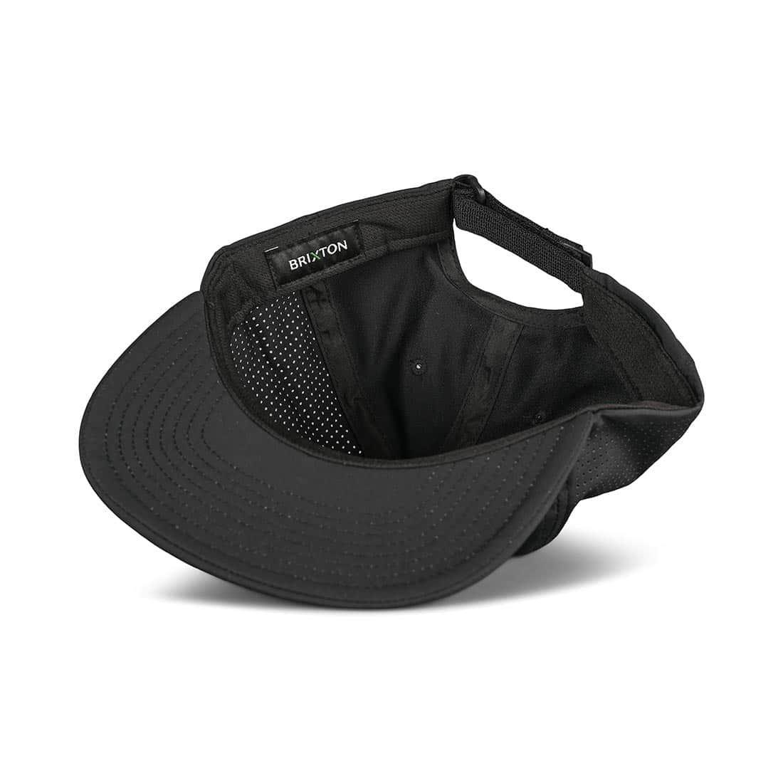 Brixton Beta Square X MP Strapback Hat Black Supereight