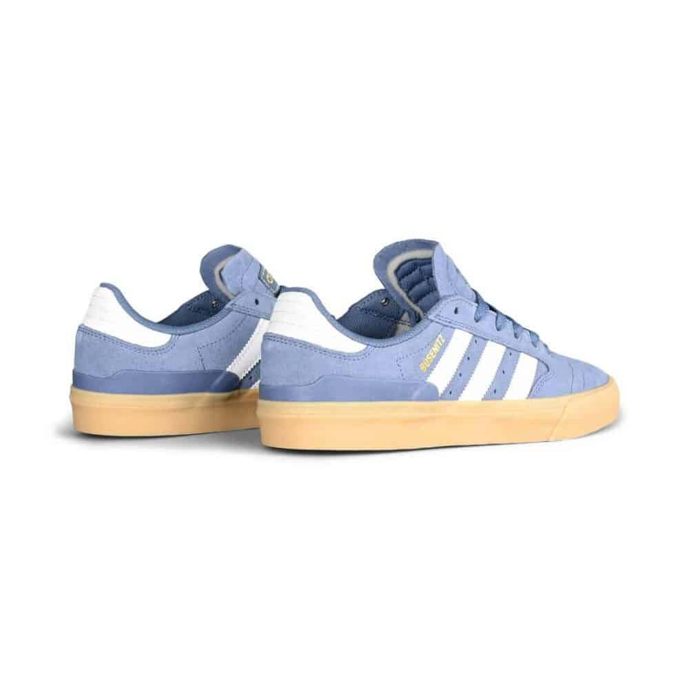 Adidas Busenitz Vulc II Skate Shoes - Crew Blue/White/Gum