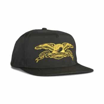 Anti Hero Basic Eagle Snapback Cap - Black/Mustard