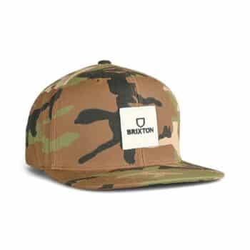 Brixton Alpha Square MP Snapback Cap - Camo Surplus