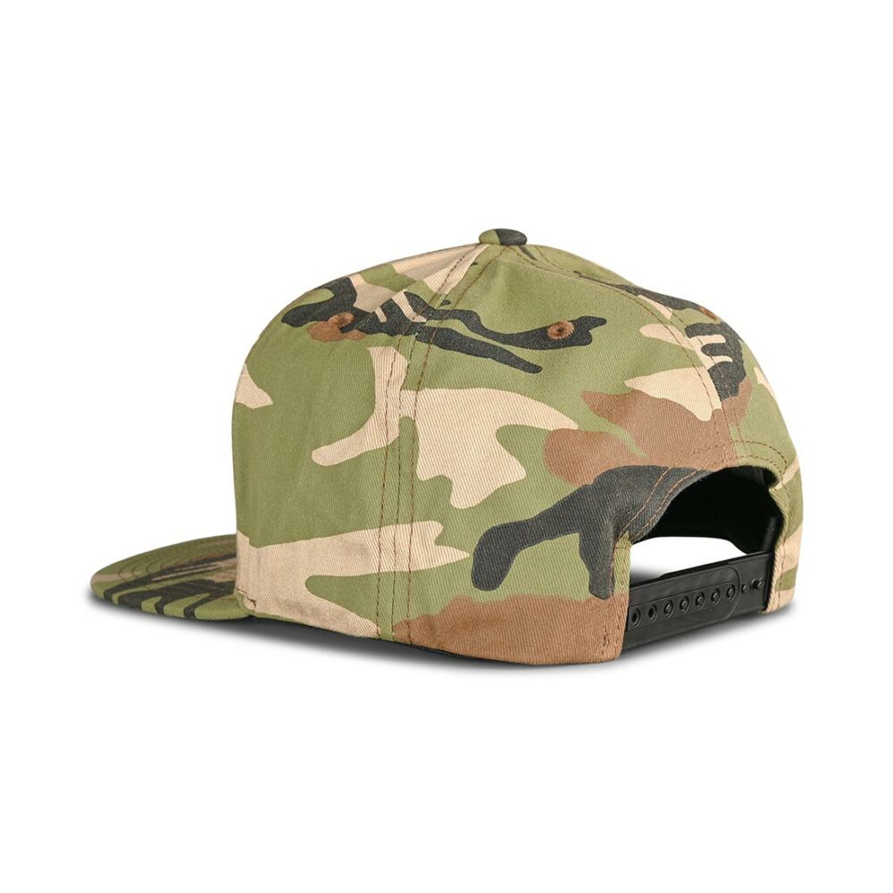 Brixton Alpha Square MP Snapback Cap - Camo Surplus